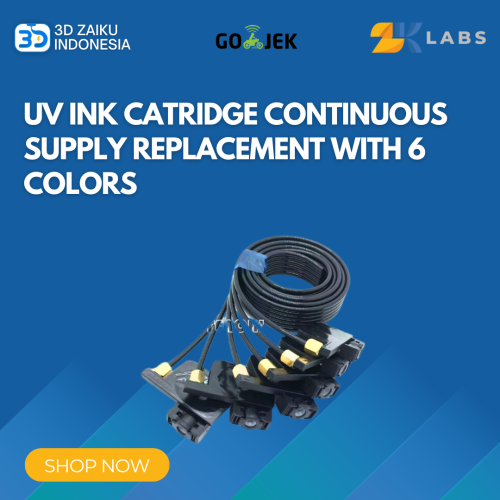 ZKLabs UV Printer UV Ink Catridge Continuous Supply Replacement with 6 Colors ZKLabs UV Printer UV Ink Catridge Continuous Supply Replacement with 6 Colors